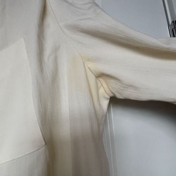 Vintage Lady Katie Cream Midi Dress Size 16 | Needs Cleaning and  Stained - Picture 4 of 13